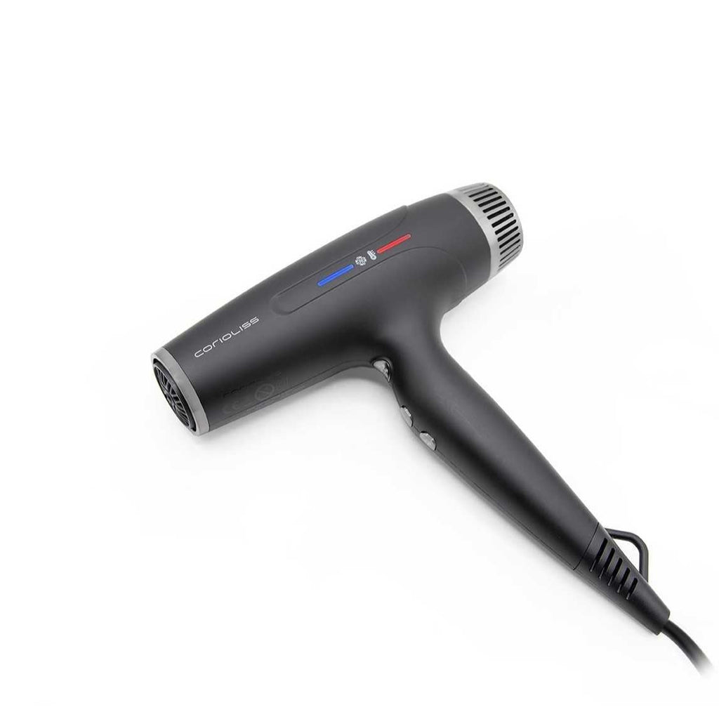 Corioliss Typhoon Black Chrome fen za kosu