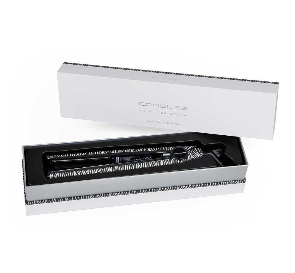 Corioliss C1 Silver Zebra Soft Touch pegla za kosu